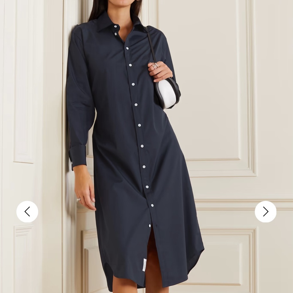 RAG & BONE
Diana cotton-poplin midi shirt